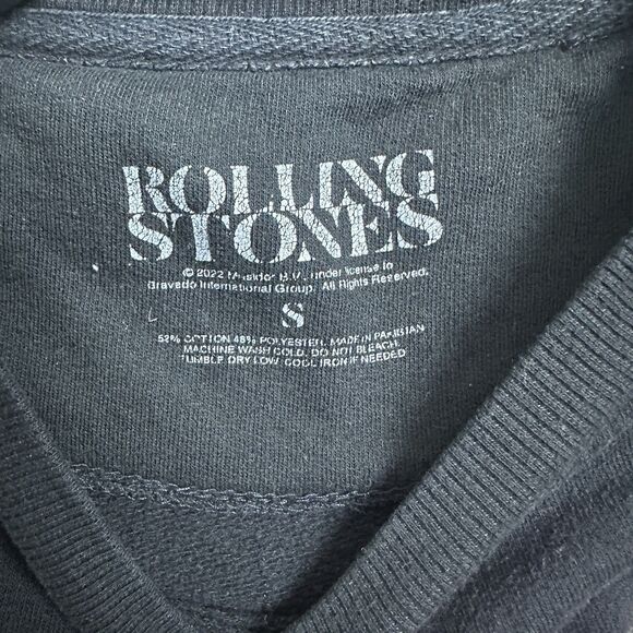 Rolling Stones Sweatshirt Tongue Graphic Black Crewneck Size S Pre-Owned‎ 2009 - Picture 9 of 11